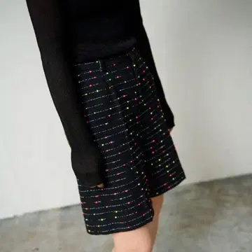 팬츠 네온 도트 자카드 팬츠 여성용