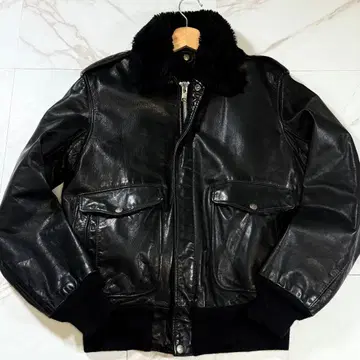 [ 새상품급/40 ] SCHOTT 샷 G1 가죽 자켓 보아 라이너