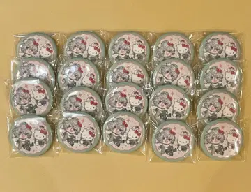 산리오 니지산지 Dytica 캔뱃지 무라쿠모 카게츠 키티