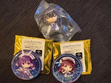 주문은 토끼입니까? 리제, 치야 캔뱃지와 가챠 세트