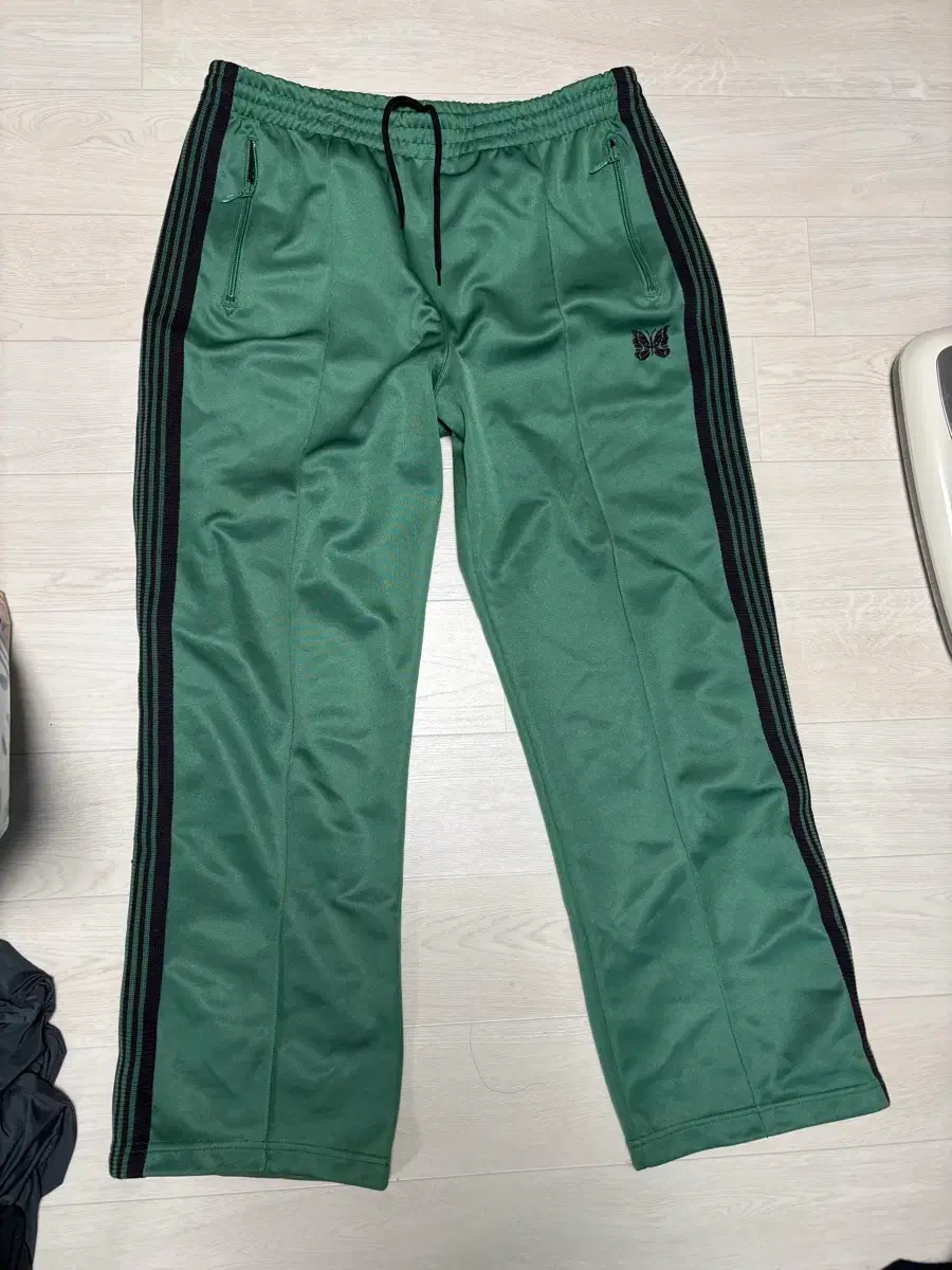 Needles Track Pants Straight Green L