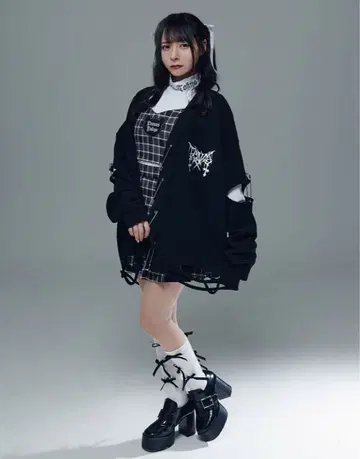 TRAVAS TOKYO 깁슨 니트 가디건