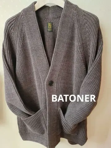 BATONER 바토너 버튼 가디건