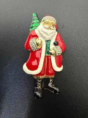 산타클로스 브로치 크리스마스