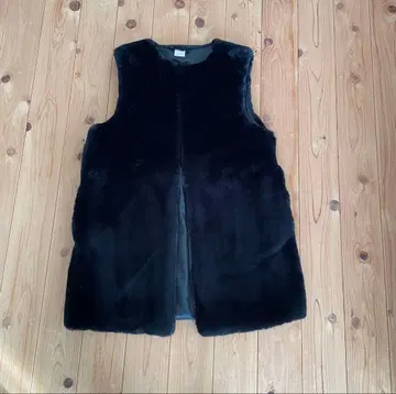 인조 모피 베스트