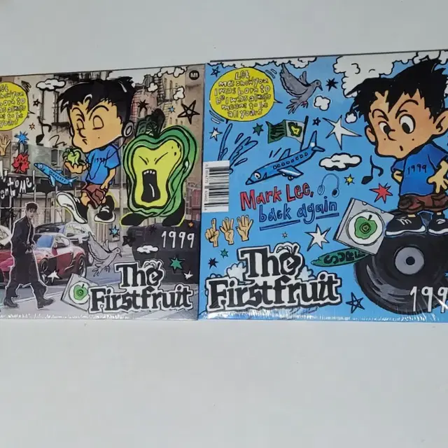 (미개봉)2개1set 마크 솔로 정규 1집 스퀘어 플립버전 앨범 nct