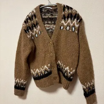 ZARA 노르딕 무늬 가디건 자라