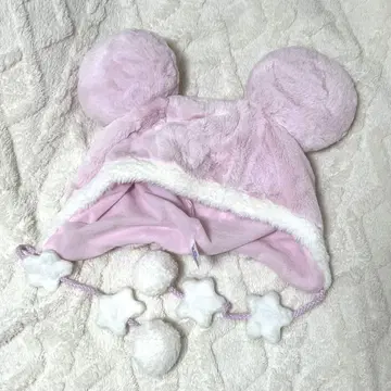 [ 당일 발송 ] 신상 디즈니 핑크 퍼 캡