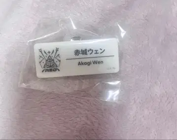 니지페스 2025 네임 배지 F그룹 아카기 웬