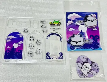 마계의 왕자 모프에고 아크릴 스탠드 캔뱃지 앞머리 클립