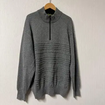 캐시미어 100% 혼마 니트탑 사이즈 M 그레이 남성용