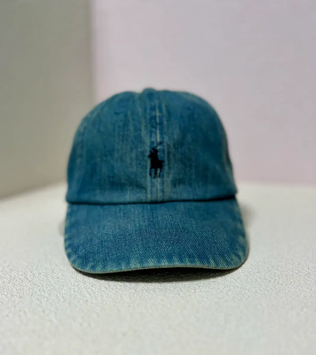 Polo Ralph Lauren Pony Embroidery Logo Denim Cap Unisex