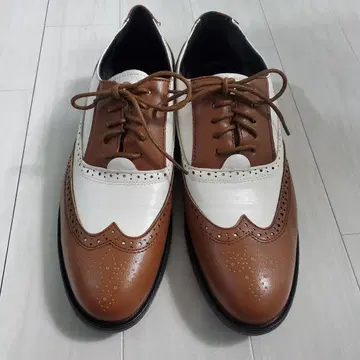 윙팁 드레스 슈즈 브라운/화이트