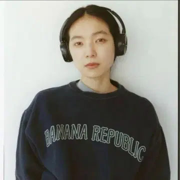 아리하라 미유키 착용 바나리파 맨투맨 로고 블랙 L 00s