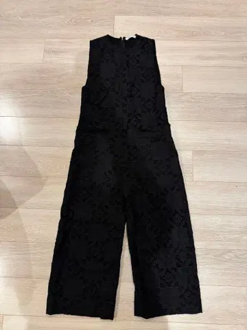 ZARA 블랙 레이스 오버롤