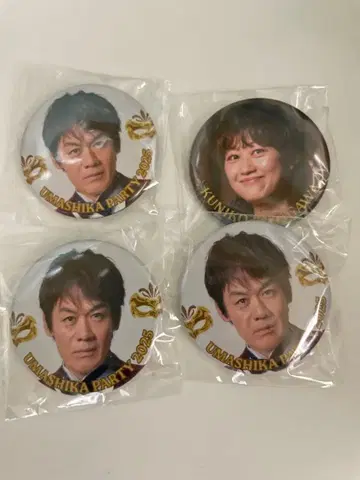 우마시 파 CUE 팬미팅 캔뱃지 모리사키 히로유키 키타가와 쿠니코