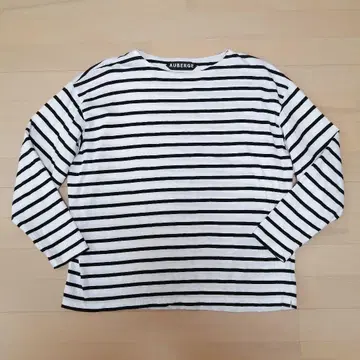 AUBERGE 긴팔 티셔츠 사이즈 40 스트라이프