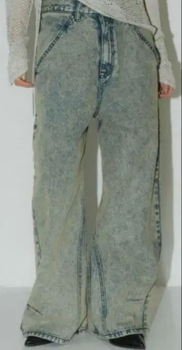 KnuthMarf low rise denim pants 크누스마프