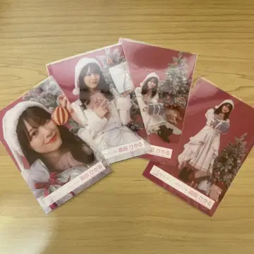 모리타 히카루 사쿠라자카46 2025년 산타 의상 브로마이드 4종 컴프