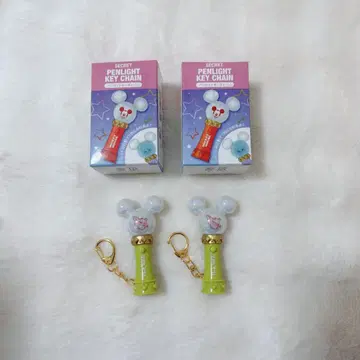 디즈니 응원봉 키체인