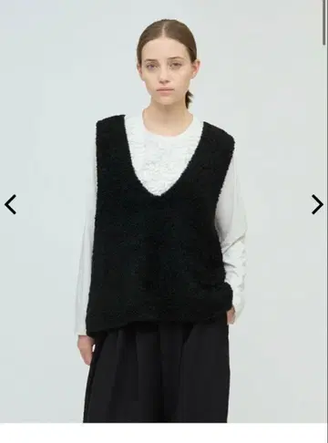 [ 새상품 ] mizuiro ind 헤어리 V넥 베스트 2025