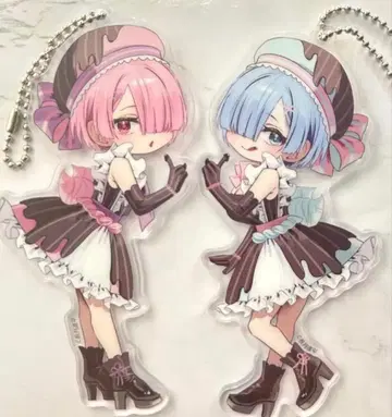 리제로 라무&렘 BIG 아크릴 키링 코믹 얼라이브 3월호 혜택