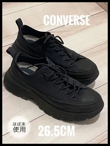 CONVERSE REACT 스니커즈 26.5CM 블랙