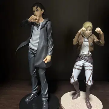 진격의 거인 제일복권 엘렌 아르민 피규어