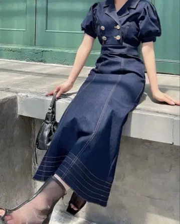 [ 새상품급 ] RESEXXY 데님 원피스