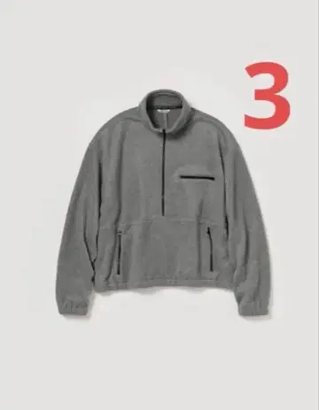 PURE SILK COMFORT FLEECE HALF ZIP P/O