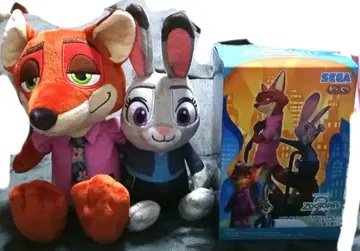 주토피아 2 페어 봉제 인형 피규어 주디 닉 묶음 판매