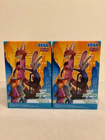 주토피아 피규어 2개 세트 SEGA