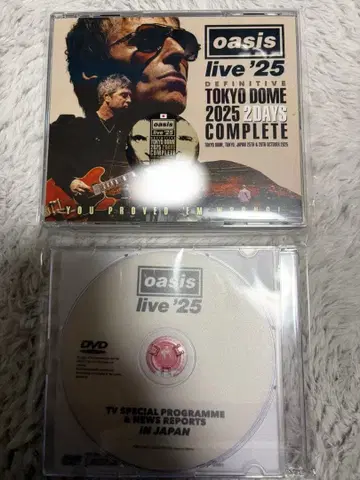 OASIS DEFINITIVE TOKYO DOME 2025 2 DAYS
