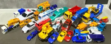 미니카 세트 약 40개 경찰차 구급차 등