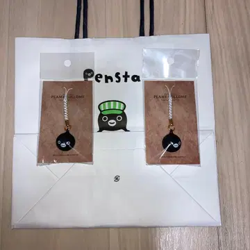 Suica 펭귄 방울 페이스 윙 쇼핑백