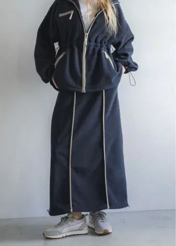 시착만 한 상품 택 포함 willfully 플리스 스커트