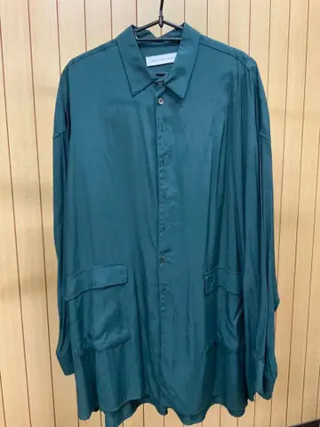 DIET BUTCHER SLIM SKIN 긴팔 셔츠 다크 그린