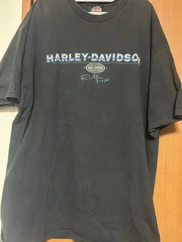 Harley-Davidson T셔츠 XXL 블랙 빈티지