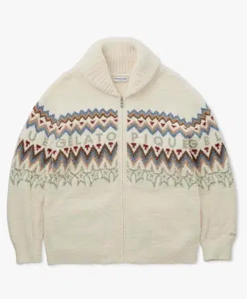 새상품 gelato pique HOMME 파우더 페어아일 JQD 가디건