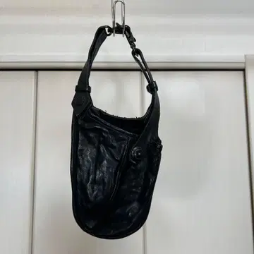 BACKLASH 웨스트 파우치 백 가죽 블랙