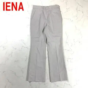 A3695 이에나 캐주얼 팬츠 린넨 스트레치 베이지 36