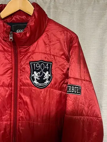 캔터베리 충전솜 자켓 아우터 레드