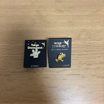 도쿄 디즈니랜드 핀 배지 2개 세트