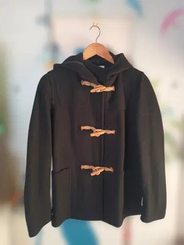 FIDELITY 더플 코트 S 사이즈 블랙 MADE IN USA