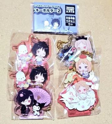 나츠메 우인장 아크릴 키링 가챠 산리오