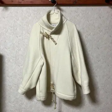 HYKE 하이크 DOUBLE FACE DUFFLE JACKET 베이지 1