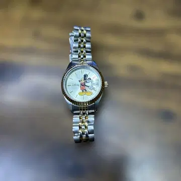 [ 작동품 ] 디즈니 팔 흔드는 미키 손목시계 SEIKO