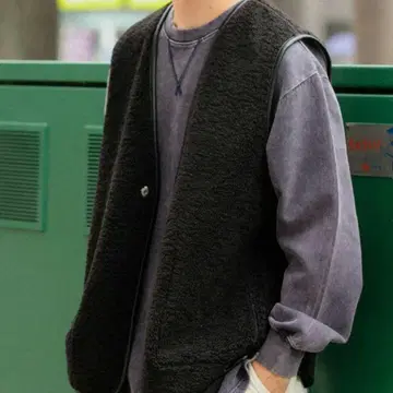 페이크 무스탕 보아 리버서블 베스트 URBAN RESEARCH