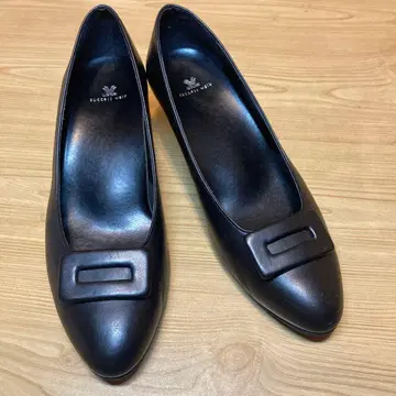 Wacoal 서세스워크 블랙 버클 펌프스 EE 24.5cm
