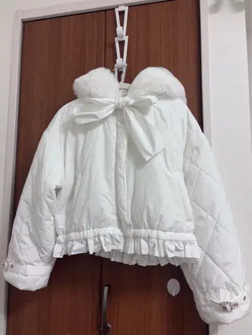 Rojita BIG 리본 충전솜 블루종 화이트